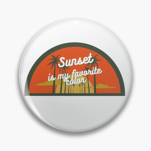 Item preview, Sunset is my favorite color (orange sunset) designed and sold by CaitU.