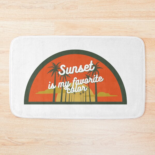 Item preview, Sunset is my favorite color (orange sunset) designed and sold by CaitU.