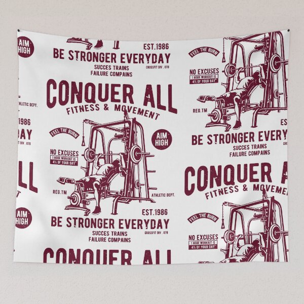 Item preview, Conquer All Fitness and Moviment designed and sold by lunegreiros.