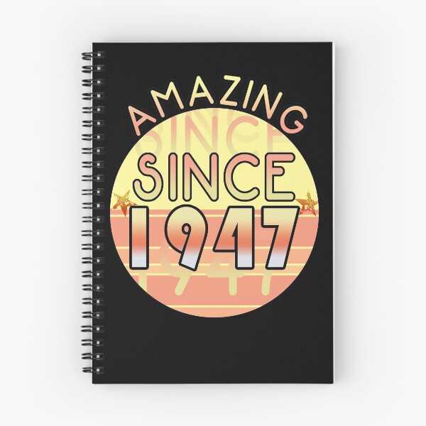 Item preview, Amazing since 1947 // Sunset Birthday Design designed and sold by PGPshop.