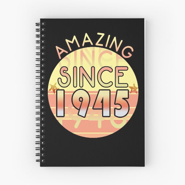 Item preview, Amazing since 1945 // Sunset Birthday Design designed and sold by PGPshop.