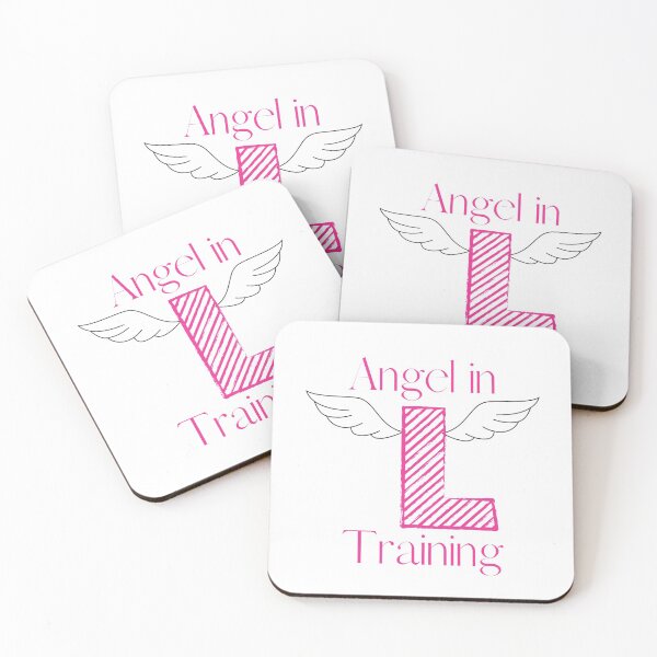 Item preview, Angel In Training Pink L Plate! designed and sold by JAYNE TUNNEY.
