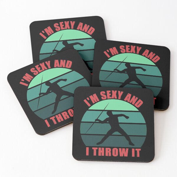 Item preview, I'm sexy and I throw it - funny javelin thrower designed and sold by SidTastic .