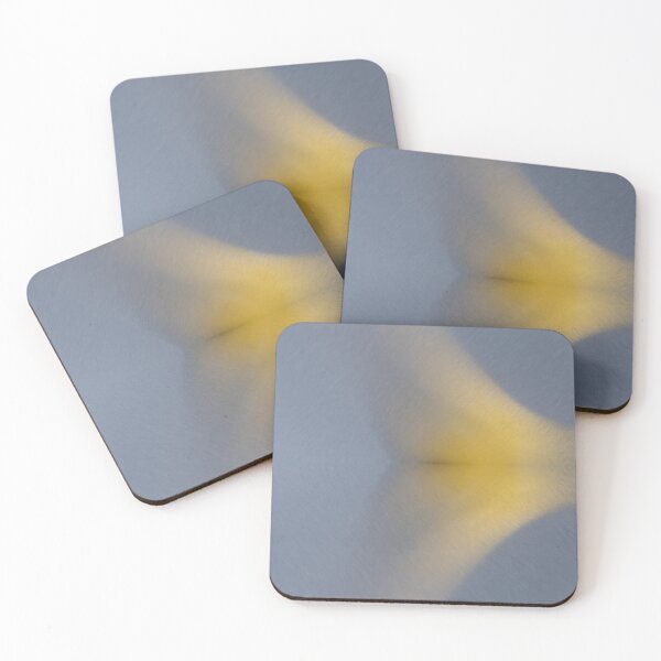 Item preview, Abstract yellow nebula in the silver gray space. designed and sold by Adriana Mueller.