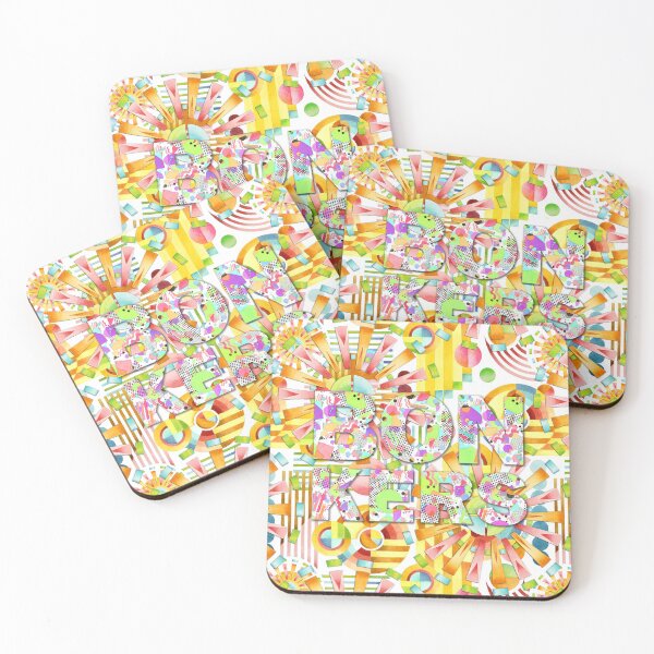 Artikelvorschau, BONKERS! Geometrisch entworfen und verkauft von PatriciaSheaDesigns.