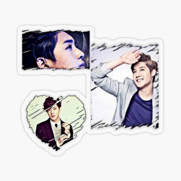 Kim hyun joong Pegatina transparente
