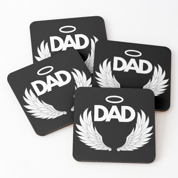 Item preview,  Angel Dad Guardian Angel Unique typography designed and sold by sinceanna.