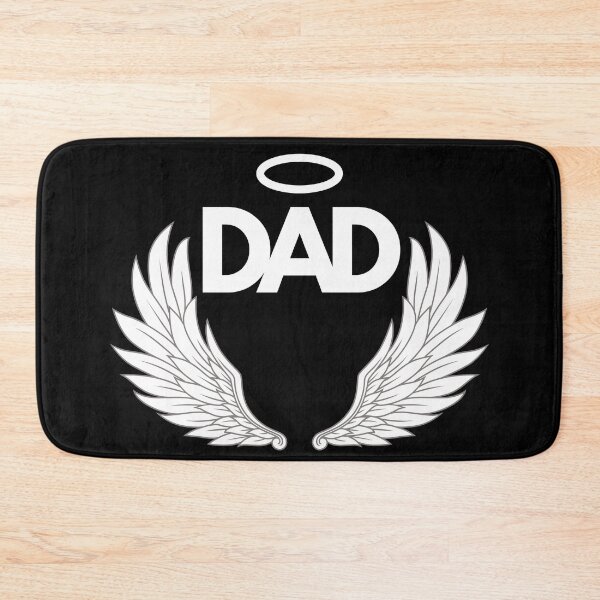 Item preview,  Angel Dad Guardian Angel Unique typography designed and sold by sinceanna.