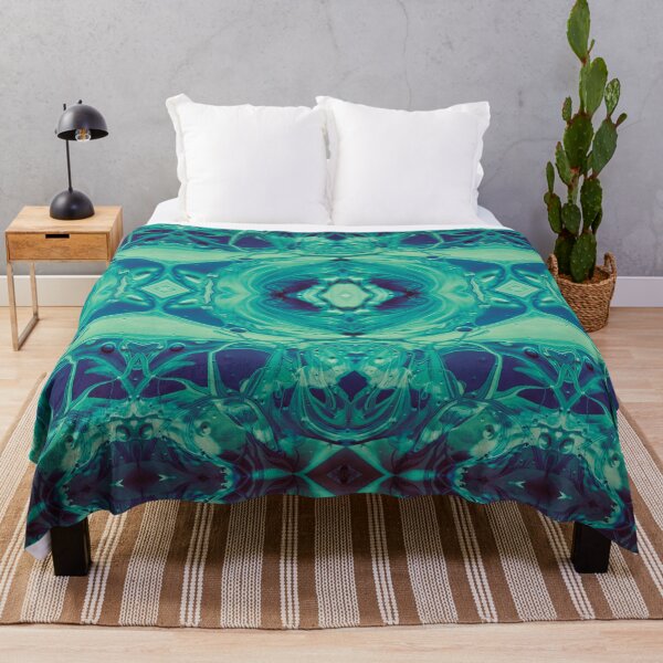 Item preview, Symmetrical design in turquoise blue green # 3 designed and sold by Psilographics.