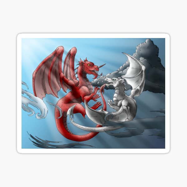Item preview, Dragons of Wales designed and sold by Mythsterhood.