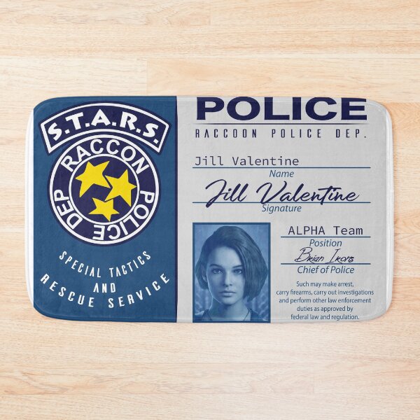 Item preview, Jill Valentine - S.T.A.R.S. card designed and sold by Mikespiritz.