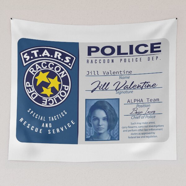 Item preview, Jill Valentine - S.T.A.R.S. card designed and sold by Mikespiritz.
