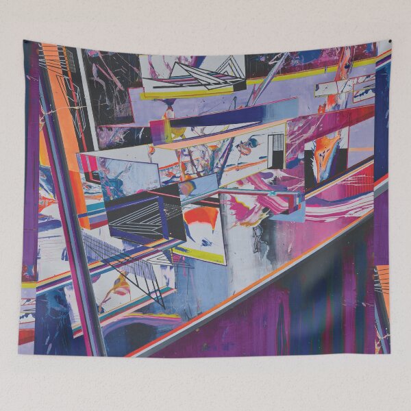 Item preview, Purple Cyberpunk Neon Street Art designed and sold by Kacixart.