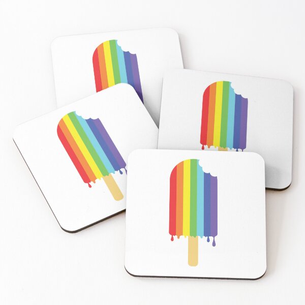 Item preview, Muerde un helado Helado arcoiris gay lésbico Helado LGBTQ Orgullo bisexual Bocado de helado designed and sold by maipadpro.