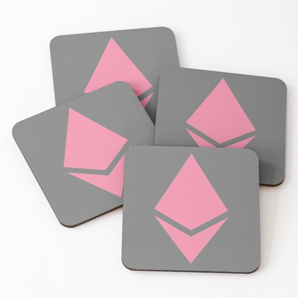 Item preview, 2D Pink Ethereum Logo designed and sold by Unworldly.