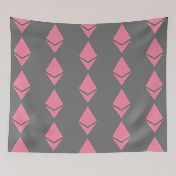 Item preview, 2D Pink Ethereum Logo designed and sold by Unworldly.