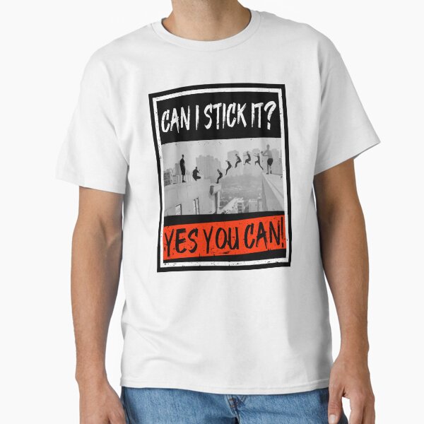 Item preview, Parkour Can You Stick It? designed and sold by Teebubbleuk.