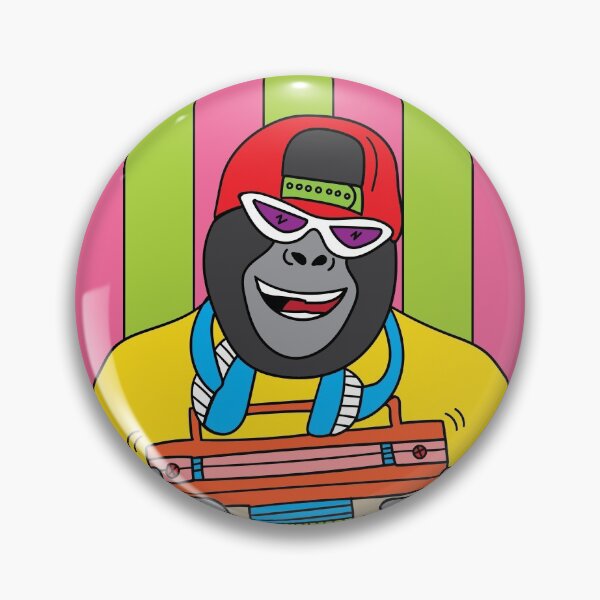 Item preview, Retro Gorilla Monkey With Radio Music designed and sold by flofin.