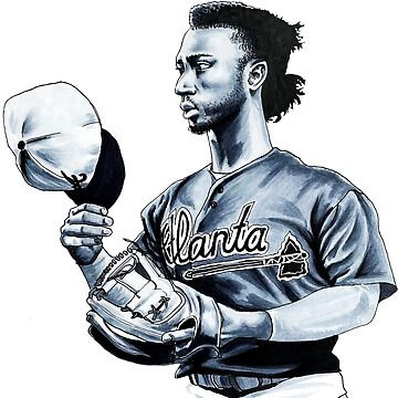 Ozzie Albies Atlanta Poster Canvas Baseball Print Sports 