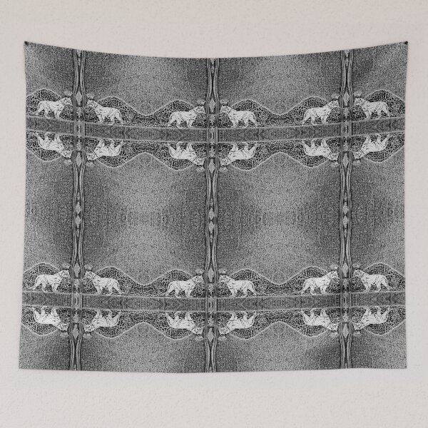 Item preview, Africa Sacred Pride The White Lioness Spirit in Black  designed and sold by SpiritGifts.