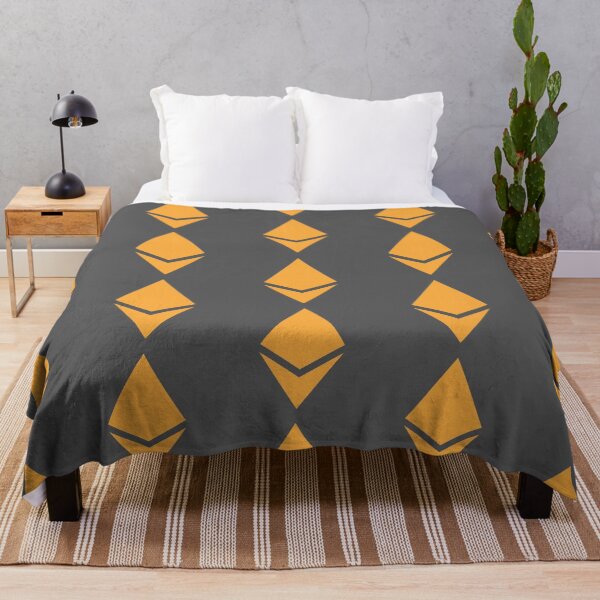 Item preview, 2D Yellow Ethereum Logo designed and sold by Unworldly.