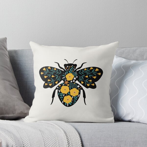 Item preview, Bee with flowers designed and sold by IrinaOstapenko.