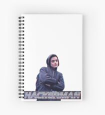 HACKERMAN -Mr Robot Spiral Notebook