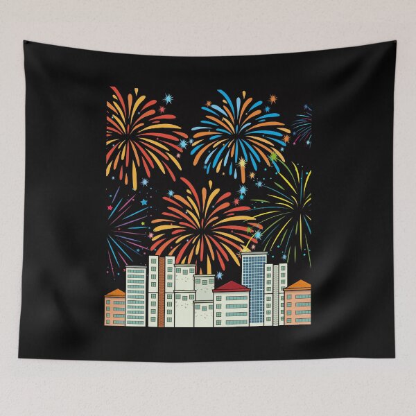 Item preview, Fireworks Pyro New Year's Countdown designed and sold by flofin.