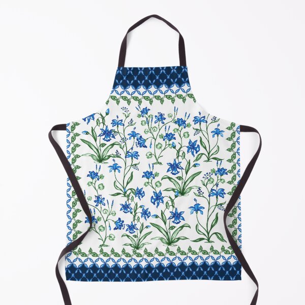 Item preview, blue flowers designed and sold by letsgow8th.