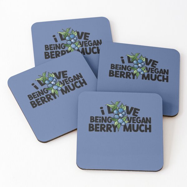 Item preview, I love being vegan berry much designed and sold by FrictionMaxxing.