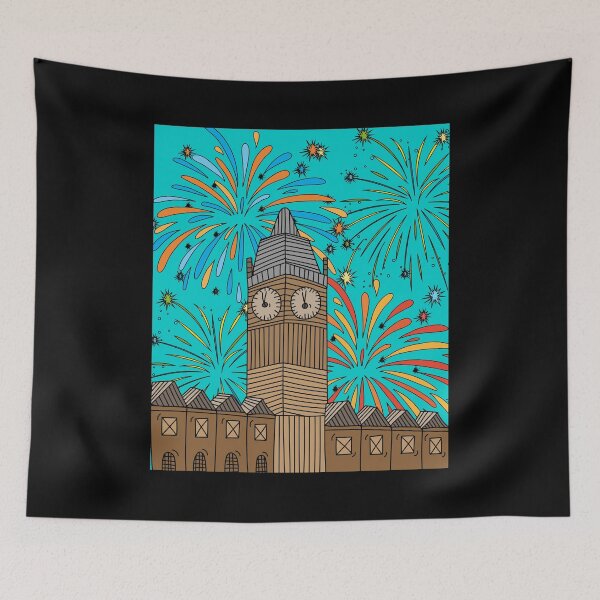 Item preview, Fireworks Pyro New Year's Countdown designed and sold by flofin.