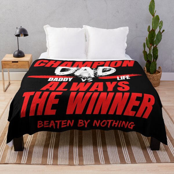Item preview, Champion Dad Motivational Typography for Fathers designed and sold by sinceanna.
