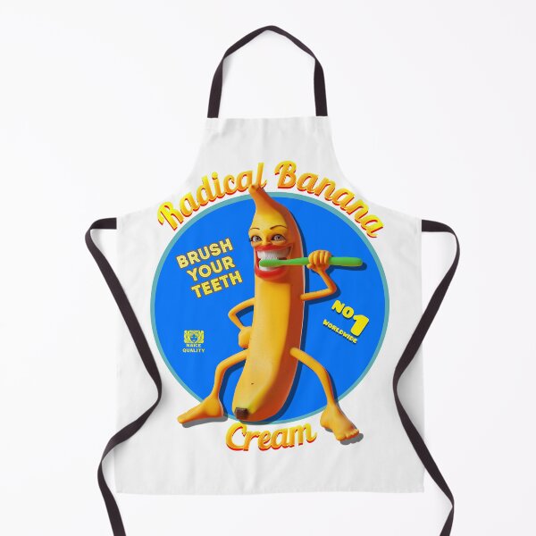 Item preview, Radical Banana Brushing Teeth designed and sold by AlexSin.