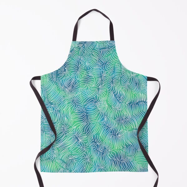 Item preview, Ocean Coral in soothing turquoise blue and green designed and sold by Quick Brown Fox Canada.