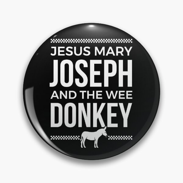 Item preview, Jesus Mary Joseph and the wee Donkey - line of duty designed and sold by InkyJack.