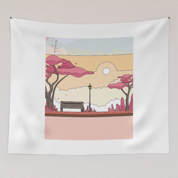 Item preview, Retro Nature Cherry Blossom Trees designed and sold by flofin.