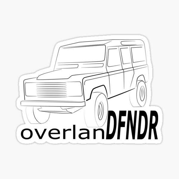 OverlanDFNDR T-Shirt Sticker