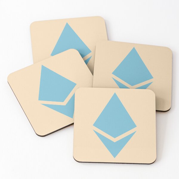 Item preview, 2D Light Blue Ethereum Logo designed and sold by Unworldly.