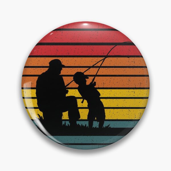Item preview, Father son fishing buddies simple illustration designed and sold by poojapatel5.
