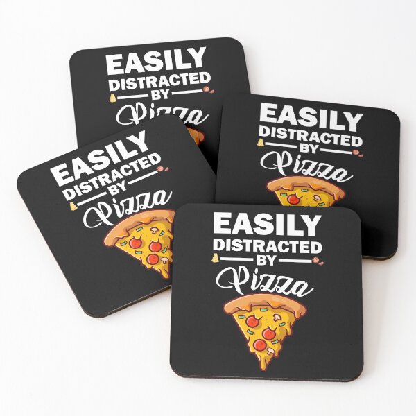 Item preview, Easily Distracted By Pizza - Pizza lover gift designed and sold by trendistic.