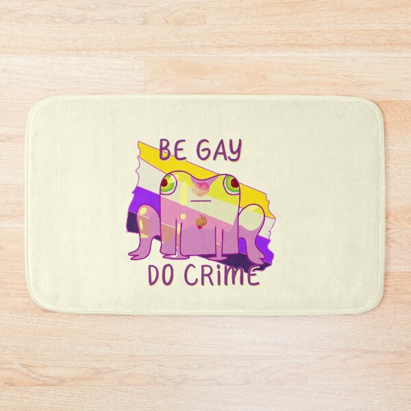 Item preview, Be Gay Do Crime, Nonbinary Pride  designed and sold by ForTheFrogWar.
