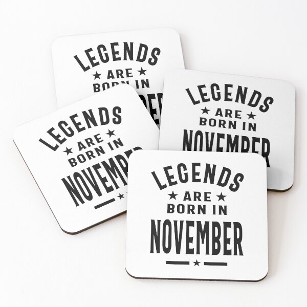 Item preview, Legends Are Born In November Birthday Design  designed and sold by cidolopez.