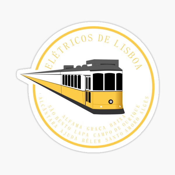 Aperçu de l'œuvre Elétricos de Lisboa créée et vendue par TransportTees.