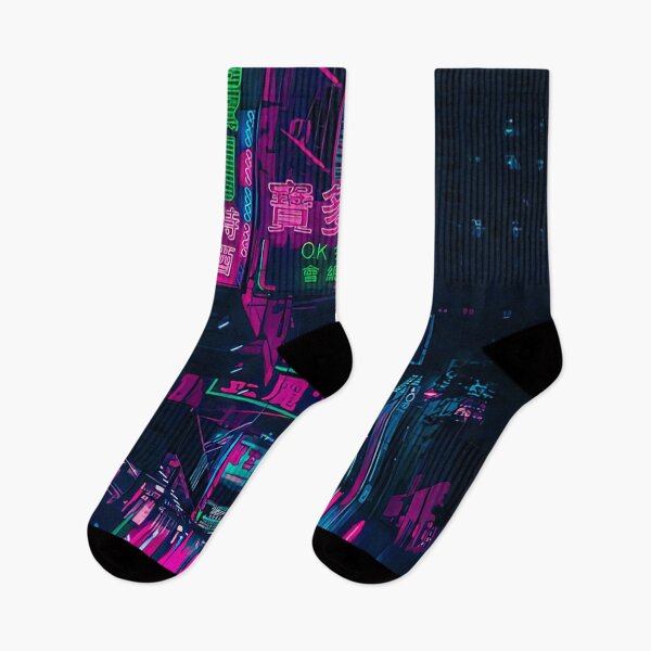 Item preview, Cyberpunk Anime Japan Street With Pink Lights designed and sold by KaremaJ.