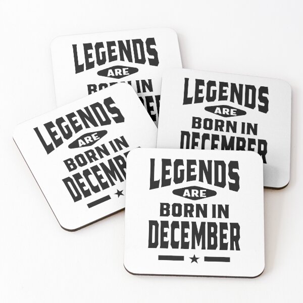 Item preview, Legends Are Born In December Birthday Design designed and sold by cidolopez.