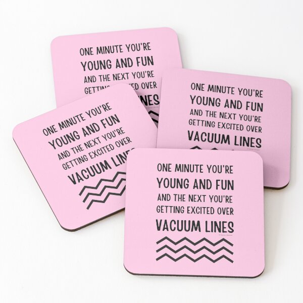 Item preview, Young and Fun and Getting Excited Over Vacuum Lines designed and sold by SavvyCleaner.