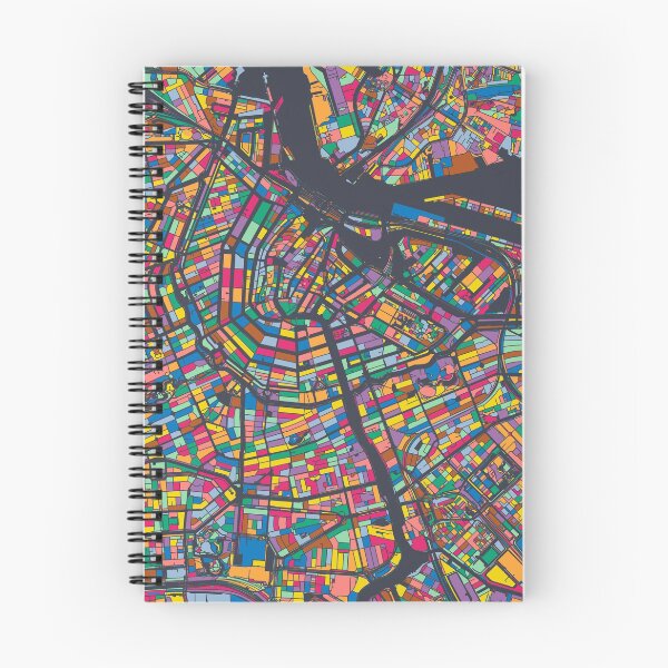 Item preview, Amsterdam Map - Mosaic - 2021 Colors designed and sold by HomeCities.