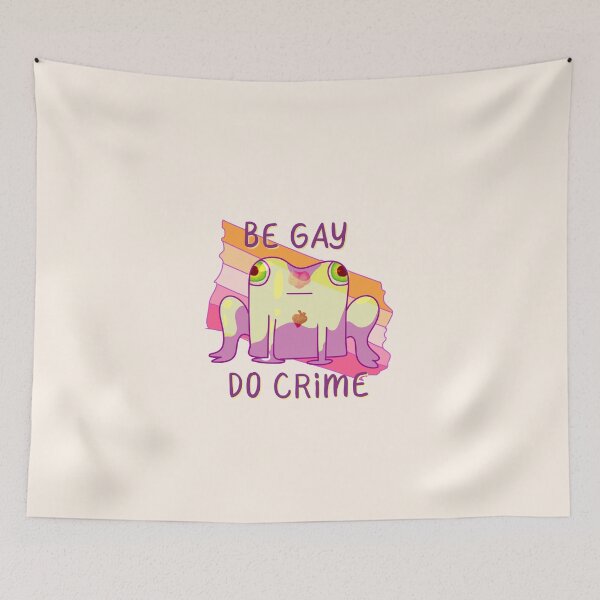 Item preview, Be Gay Do Crime, Lesbian Pride  designed and sold by ForTheFrogWar.