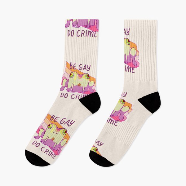 Item preview, Be Gay Do Crime, Lesbian Pride  designed and sold by ForTheFrogWar.