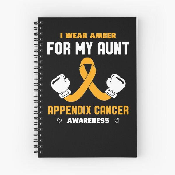 Item preview, Amber Ribbon Appendix Cancer Awareness Wear This For My Aunt designed and sold by JeannetteFlower.